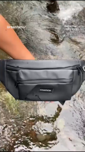 FUTURE BLACK |ManNeedMe x URBAN| Tas Selempang Pria Wanita Waist Bag