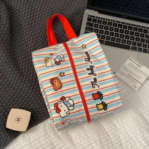 Hellokitty Large Capacity Travel Storage Bag Handheld Clothes Organizer for Suitcase Easy to Carry Foldable Storage Solution