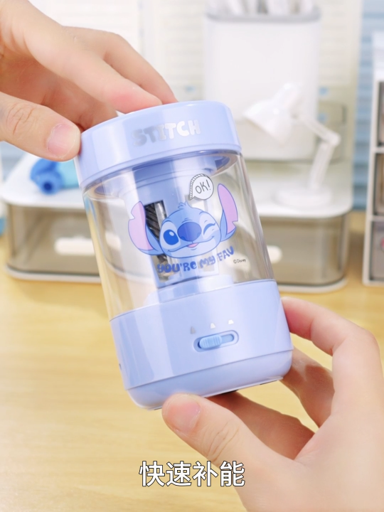 Disney กบเหลาดินสอไฟฟ้าอัตโนมัติ ขนาด 6-8 มม. สําหรับนักเรียน โรงเรียน ...