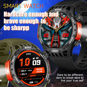 MAFAM【🔥READY🔥】2024 New Outdoor Smart Watch 1.46" HT22/HT29/HT17 Men Sport Fitness Tracker Heart Rate Blood Pressure Bluetooth Call IP68 Waterproof With Compass