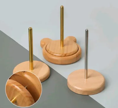 Trục Xoay Len Giá Đỡ Xoay Len Bằng Gỗ