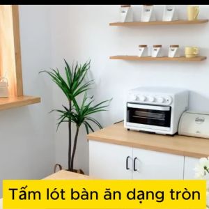 [HCM]Tấm lót bàn ăn dạng tròn phá cách