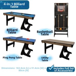 MEISITEKEKE | Foldable Home Billiard Table
