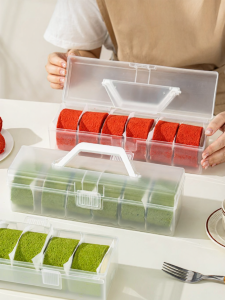 Marite | Repetitive Use Handheld Sealed Cake Roll Packaging Box