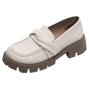 MIFEI | Summer New Thick Bottom White Loafer Shoes 41-43
