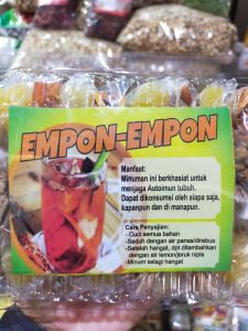 wedang empon - empon - rempah tradisional komplit - isi 10 ekstra Gula batu - wedang rimpang penguat imun - wedang empon-empon rempah asli berkhasiat