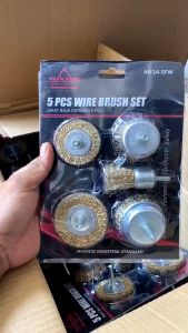 MURAH MATA bor sikat 5 pcs mangkok set kawat Wire Brush