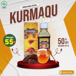 Kurmaqu Sari Kurma Dan Madu / Kumaqu Herbal Original / Kurma Madu Plus Royal Jelly Herbal Multikhasiat ( Produk Terlaris Resmi Bergaransi )