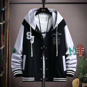 JAKET VARSITY OVER SIZE S-6XL BAHAN FLEECE HALUS KOREA STYLE