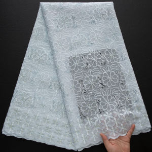 Vải Ren Cotton Thêu Hoa Màu Pháp Chất Liệu Chiffon Thụy Sĩ Dùng Cho Váy Dự Tiệc Ren Nữ S4601 Thân Thiện Với Môi Trường