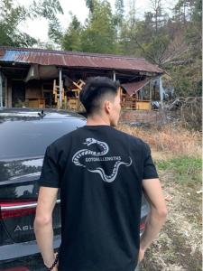 Limited Edition Snake Year Heavyweight Pure Cotton Short Sleeve T-Shirt Mens Spring Summer Trendy Brand Cleanfit Slim Fit Half Sleeve Body T-Shirt