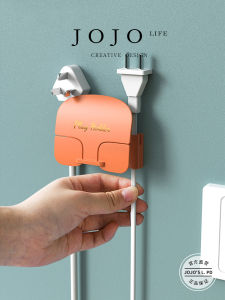 Organizer Storage Cord Clamp Wall Mounted Plug Fixer Home Ethical Living Room Bedroom Cable Organizer Holder Fixation Tool