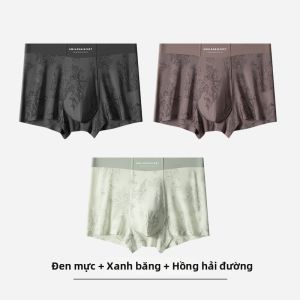 OUYE | Quần Sịp Nam Lụa Không Seam Kháng Khuẩn Mát Lạnh
