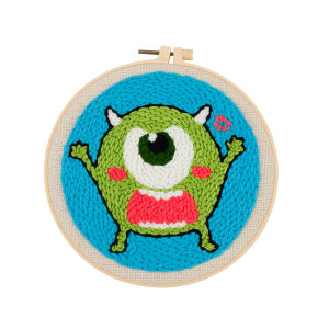 QINGPIN | Cute DIY Handicraft Punch Embroidery and Cross Stitch Kit Wall Hanging and Decor