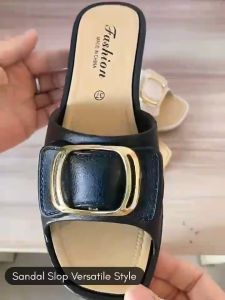 Sandal Slop Slip On Sol Tebal Versatile Style  Anti Slip