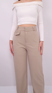 Celana Oro Pants - Celana Knit Wanita Korean Style - Highwaist Loose Pants Bahan Knit Premium Adem Lembut