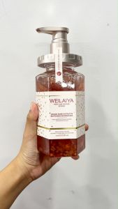 Sữa Tắm Nước Hoa Weilaiya Cánh Hoa Hồng Damask Giúp Sạch Sâu & Trắng Da 450ml Chính Hãng