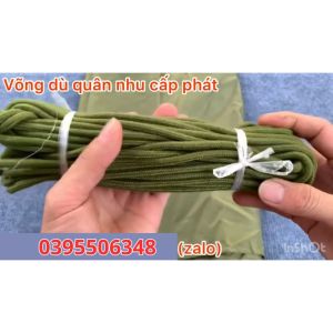 Võng dù siêu nhẹ siêu mát siêu bền màu xanh rêu võng màn du lịch dã ngoại