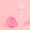 Scalp Massager Shampoo Brush and Root Comb Applicator Bottle  2 sets. 