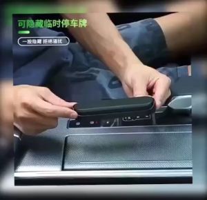 Car Temporary Parking Card Phone Number Card Plate Telephone Number Car Park Stop Proton Perodua Toyota Honda Kia Mazda