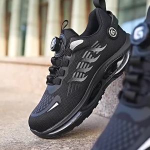 GUYISA Safety Shoes Steel Toe Work Shoes Anti Smashing Anti Piercing Work Safety Shoes Men Lightweight Steel Toe Shoes Safety Boots