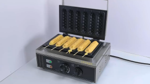 VOLTHUB Commercial Snack Hot Dog Waffle Maker Stick Waffle Iron Hot Dog Waffle Making Machines