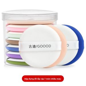 Bông Phấn Lụa Bột Phủ Má Hồng Tròn Mềm