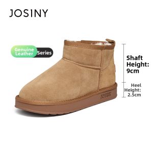 Josiny | Warm Plush Snow Boots Thick Sole