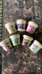 Collins Dip Glaze 1kg Selai rasa Coklat Tiramisu Taro Strowberry