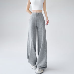 Tall Womens Yoga Sports Pants Fleece Lined Straight Leg Wide Leg Casual Trousers Spring Autumn Winter Summer Comfortable Fit