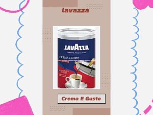 Lavazza 250gr Crema E Gusto Classico Kopi Bubuk Powder Kemasan Kaleng Lava Perpaduan Biji Arabika Brazail Dan Biji Kopi Robusta Afrika