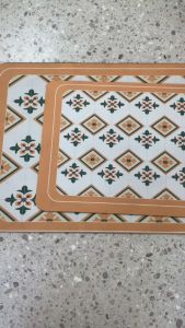 Asta Keset Kamar Mandi Serap Air Tebal Premium Diatomite 3D Motif Bunga Cantik 50 x 80 cm Anti Slip