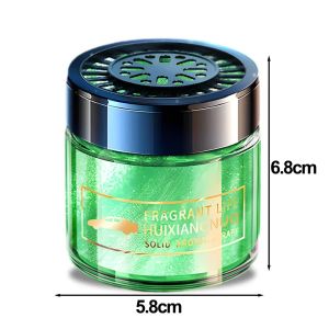 Car Air Fresheners Glitter Gel Car Fragrance Smoke Odors Eliminator for Women Men in Car Home Office Long Lasting Scents