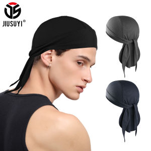 Quick-drying Bandana Cooling Doo Rags Sun Protection Headscarf ฤดูร้อน Beanies หมวกกีฬาขี่จักรยาน Hip Hop หมวกนุ่ม Durags