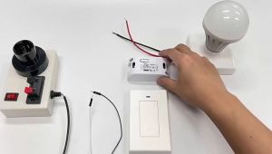 Công tắc điều khiển từ xa  không dây gắn tường RF 433MHz Điều khiển không dây RF (HÌNH CHỮ NHẬT)