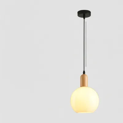 SANGEJIANGREN | Nordic Style Bedroom Bedside Glass Pendant Light