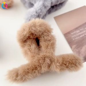 JEPIT RAMBUT BULU HALUS KOREA JEPITAN RAMBUT GAYA KOREA IMPORT JEDAI BULU TEBAL AKSESORIS RAMBUT