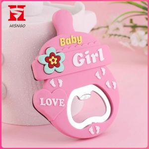 【HSG】 Gift Beer Bottle Opener with Card Kitchen Creative Tool Bottle Opener Birthday Christmas Gift Magnet Baby Bottle Souvenir debuts