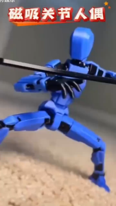 Mainan Anak DUMMY SUPER ROBOT DIY: Mainan Robot Pose Berbagai Gerakan