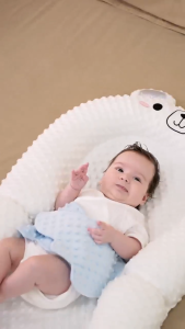 🦁TinyLion🦁เปลเด็ก เตียงเด็กพับได้ เตียงเด็กแรกเกิด มุ้งกันยุง ของเล่นสี่อย่างในหนึ่งเดียว ความสะดวกสบายแบบไบโอนิค