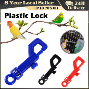 ❤️【Same Day Delivery】 Plastic Snap Hook Clip Shock Tie Cord Ends Safety Lock Rope Buckles Outdoor Camp Clothesline Hook Accessories LZC-Cage-Lock