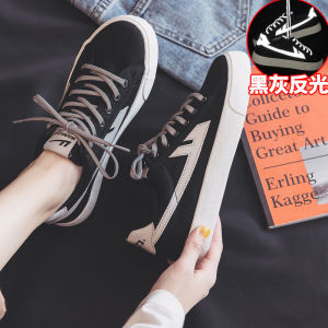 Giày Vải Nhẹ Thường Ngày Cho Nam Mùa Thu 2025 Giày Vải Đa Năng Thoải Mái Thoáng Khí Giày Đế Bằng Phong Cách Hàn Quốc