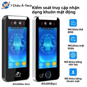 Máy Kiểm Soát Truy Cập Nhận Dạng Khuôn Mặt Động WIFI TCP/IP 5 Inch Dung Lượng 5000 Người Dùng Tích Hợp Đầu Đọc Dấu Vân Tay Để Chấm Công