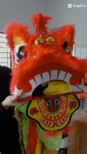 Đồ chơi đầu lân trẻ em từ 3-5 tuổi