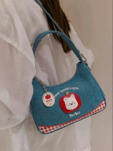 TOUTOU | Moon Shape Multi-use Denim Bag