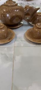 Bộ ấm trà đá tự nhiên nguyên khối BỘ TO DÙNG ĐỂ UỐNG TRÀ