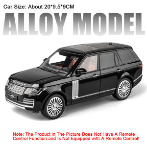 1:18 RS7 Range Rover Alloy Car Model Diecast Toy Sound Light 6 Doors Opened Shock Absorption Miniature Vehice Kid Christmas Gift
