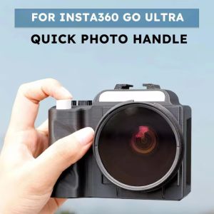 ชุดเคสกล้อง Insta360 GO Ultra  แบบ Street Grip สำหรับถ่ายวิดีโอบล็อก มาพร้อม เลนส์ฟิลเตอร์ UV และฝาปิดเลนส์