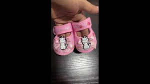 Disney | Kawaii newborn pacifier with cartoon print design baby pacifier with chain clip baby shoes with cartoon patterns for newborns