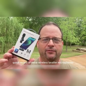 NEW 2in1 K9 Wireless Lavalier Microphone Portable Rechargeable vlogging Audio Video Recording Mini Mic for iPhone Android Live Broadcast Gaming Phone Microfonoe Laptop Live Gaming Mobile Phone Microphone